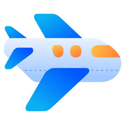 Airplane Generic Flat Gradient Icon