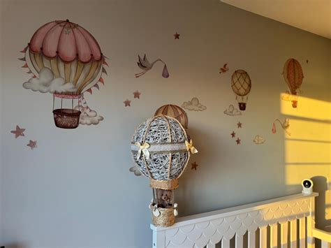 Hot Air Balloon Nursery Lights Baby Shower Gift Nursery Decor Etsy