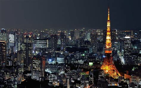 HD wallpaper: 1920x1200 px building city Cityscape Japan Lights night ...