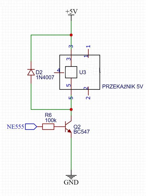 NE555 i przekaźnik niby podręcznikowy schemat a nie działa