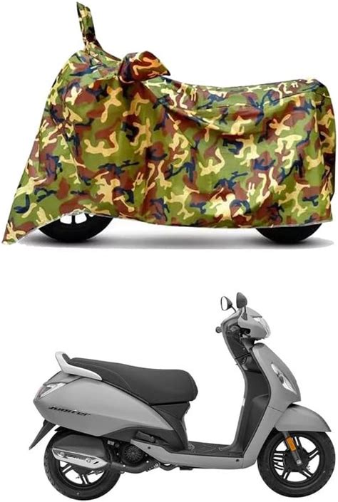 Glamnd Pvc Coated Waterproof Bike Scooty Two Wheeler Body Cover