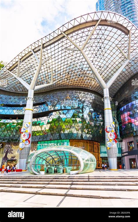 Entrance To Ion Shopping Mall Orchard Road Singapore Asia Showing