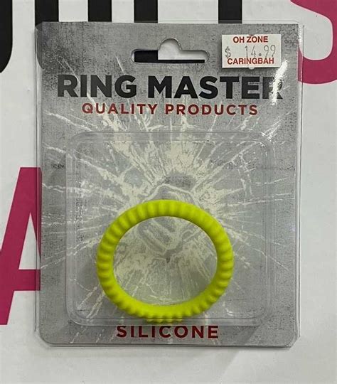 Ring Master Ribbed Silicone Cock Ring JCAP Sex Toys