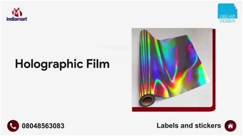 2D Polyester Hot Stamping Hologram Label Packaging Type Roll At 2 Piece In Ahmedabad