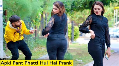 Telling Strangers Apki Pent Phatti Hai With A Twist SocialTvPranks