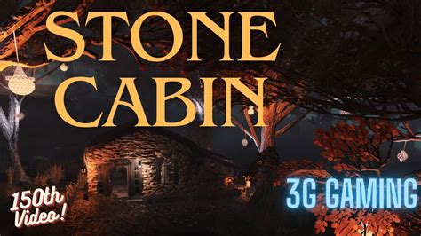 Fallout 76 C A M P Showcase Stone Cabin YouTube