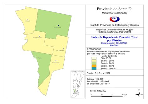 Gobierno de Santa Fe - Estructura de la Población según Censo Nacional