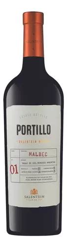 Vino Portillo Malbec X 750 Ml