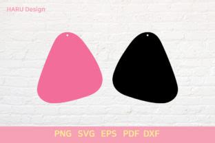 Soft Shape Earring Graphic By HARUdesign Creative Fabrica