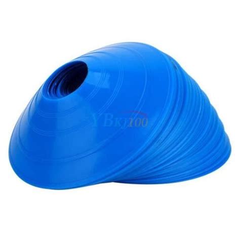 50pcs Bleu Marquage de Sphère Football Disque Cône Vitesse Sport