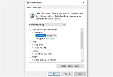 A Guide To Windows 10s Power Options