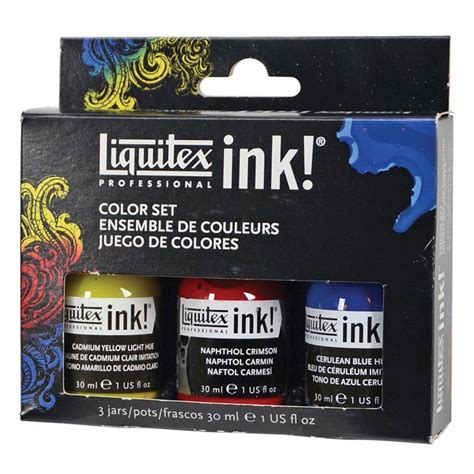 Liquitex Acrylic Ink Colour Set 3 x 30ml