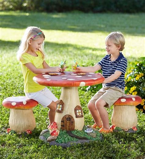 Main Image For Fairy Tale Mushroom Stools Set Of Two Mushroom Kids