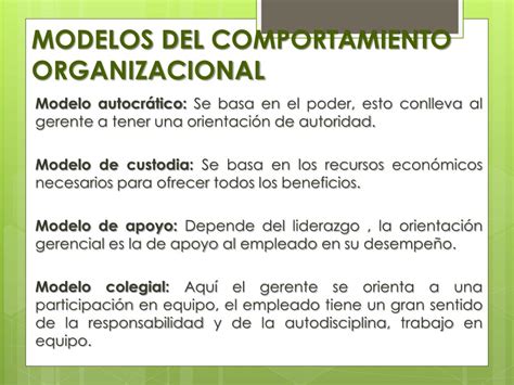 Ppt Comportamiento Organizacional Powerpoint Presentation Free