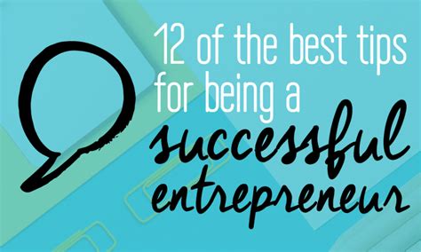 12 Of The Best Tips For Being A Successful Entrepreneur Fabi Paolini