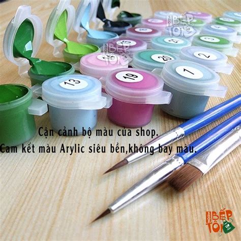 CĂNG SẴN KHUNG DÀY cm Tranh tô màu theo số Tranh số hóa Hot trend SẴN KHUNG Tổng hợp các
