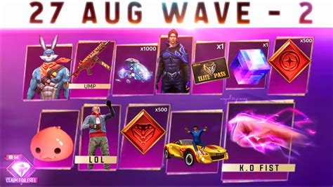 NEXT 27 AUG PINK DIAMOND STORE UPDATE NEW REWARDS FREE FIRE PINK