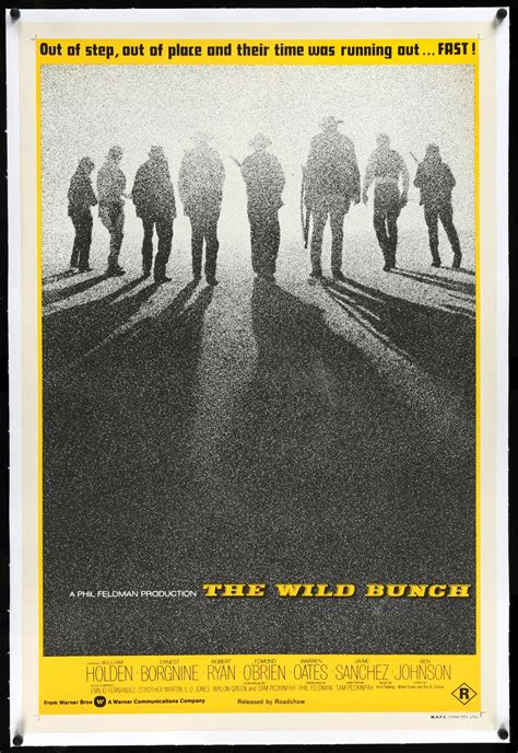 The Wild Bunch (1969) R1975 Australian One-Sheet Movie Poster ...