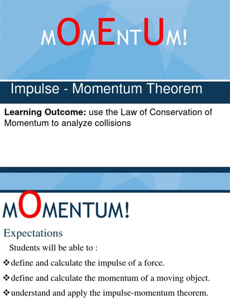 Impulse-Momentum Theorem final | PDF | Momentum | Force