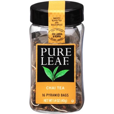 Pure Leaf® Chai Tea Pyramid Bags 16 Ct King Soopers