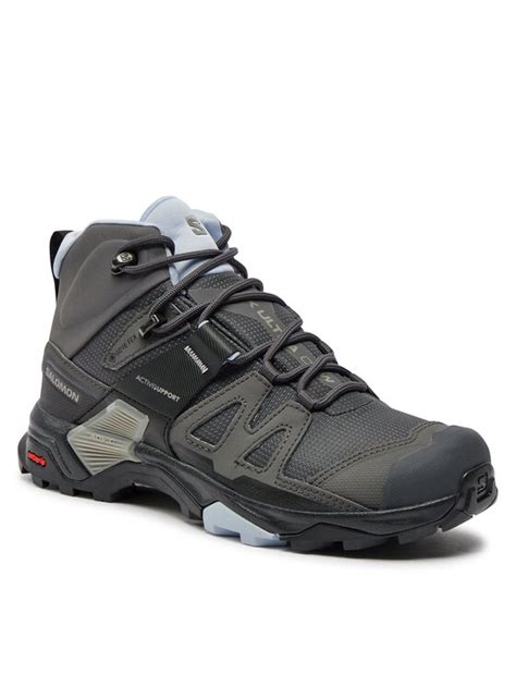 Salomon Trekkingschuhe X Ultra Mid Gtx W Gore Tex V Grau