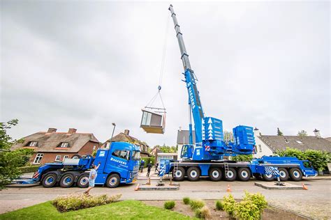 Liebherr LTM 1450 5 1 Haegens Horizontaal En Verticaal Transport