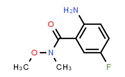 880875 39 8 2 aMino 5 fluoro N methoxy N methyl benzamide Capot 化學