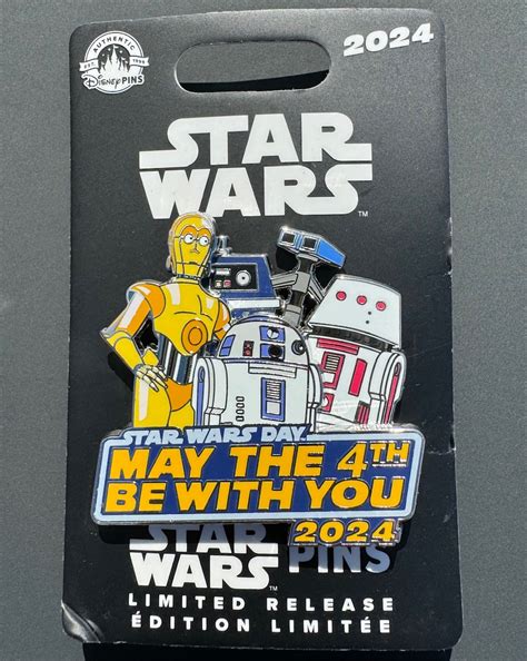 Star Wars Day ”May the 4th Be With You” 2024 Disney Pins - Disney Pins Blog