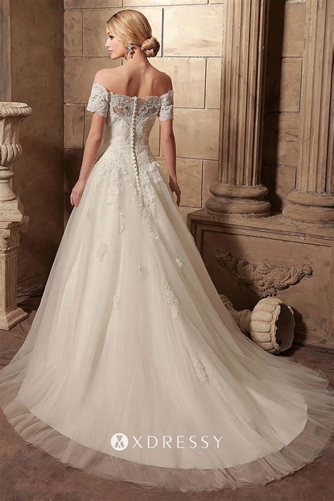 Off The Shoulder Lace Wedding Dresses Dresses Images 2022