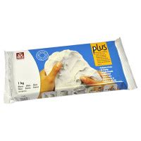 SIO 2 Argile PLUS Natural Self Hardening Clay 1kg White