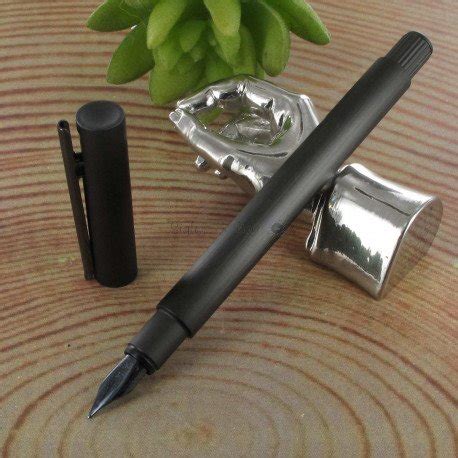 Stylo Plume Moyenne Faber Castell NEO En Aluminium Noir Mat