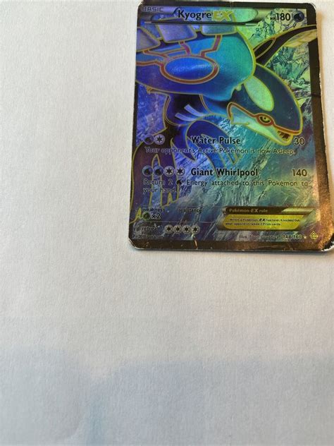 Kyogre Ex Xy Primal Clash Full Art Ultra Rare Holo Pokemon Tcg