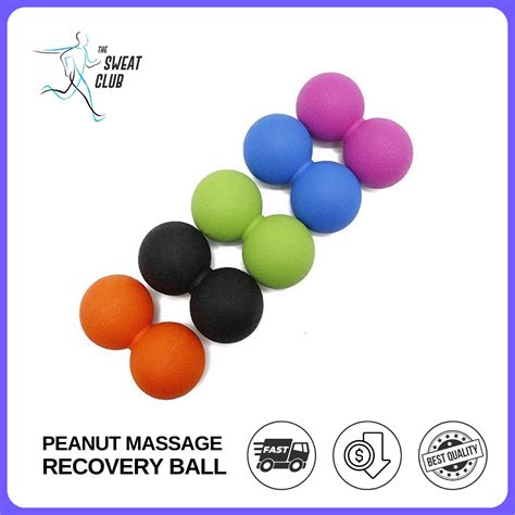 Deep Tissue Massage Recovery Ball 2 Balls Myofascial Release Muscle