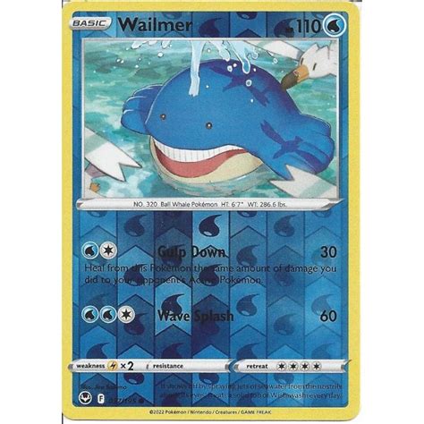 Wailmer Pokemon Trading Card Game Trading Card Games