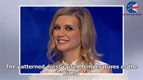 Countdown Babe Rachel Riley Unleashes Killer Curves In Eye Popping Sheer Dress Youtube