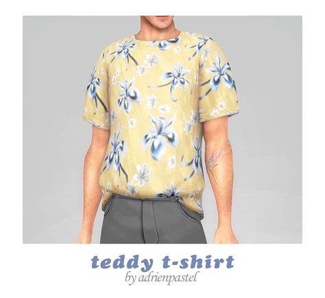 Adrienpastel — 📑 Teddy T Shirt · Base Game Compatible 30 Swatches