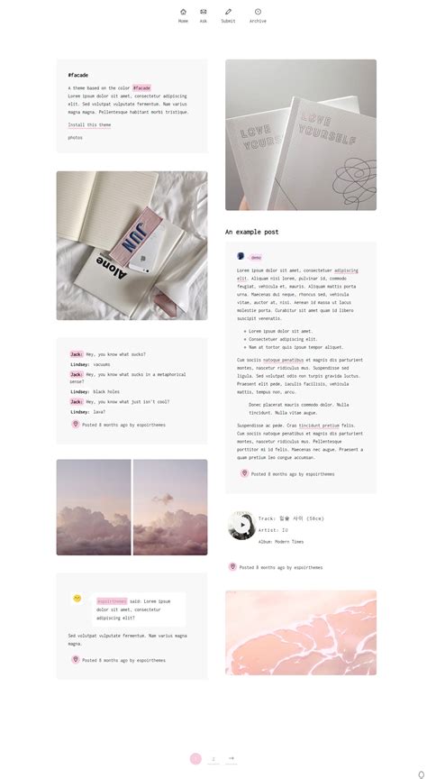 20 Tema Tumblr Dua Kolom Terbaik Desainae