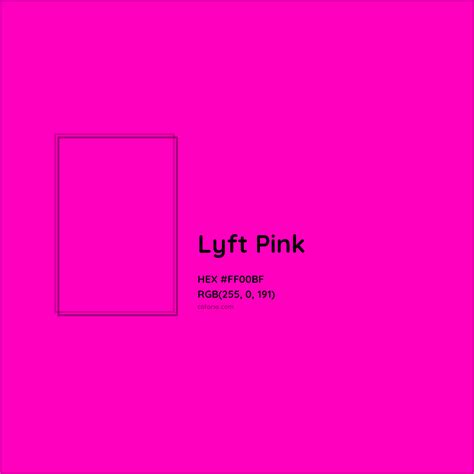 Lyft Pink Complementary or Opposite Color Name and Code (#FF00BF ...