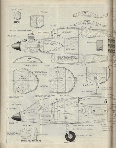 Rcm Hawker Siddeley Harrier Article And Plan Rc Modeler Plan And