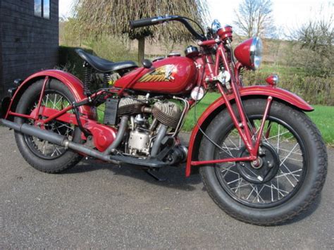 Restored Indian Scout - 1943 Photographs at Classic Bikes Restored -Bikes Restored