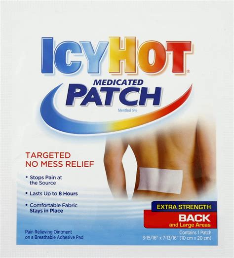 Icy Hot Back Medicated Patch Extra Strength Patch