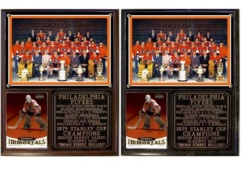 philadelphia flyers  stanley cup champions photo card plaque