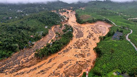 Before And After Satellite Images Of Wayanad Landslip The Hindu