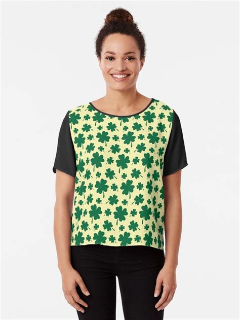 St Patricks Day Shamrock Shield In Grunge Style Essential T Shirt By