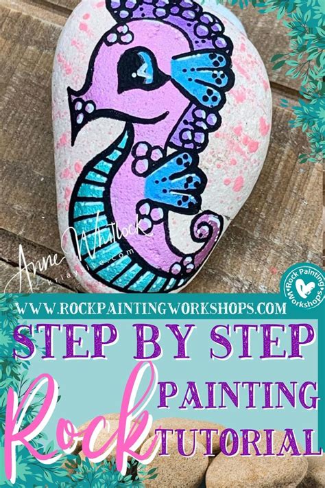 Step by Step Rock Painting Tutorial | Rock painting tutorial, Rock painting art, Painted rocks