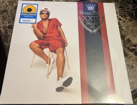 Bruno Mars 24k Magic Gold Colored Vinyl Lp 12 Walmart Exclusive