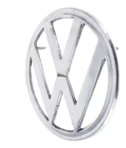 Emblema Logo Volkswagen Para Combi Grande Metal Cromado F1