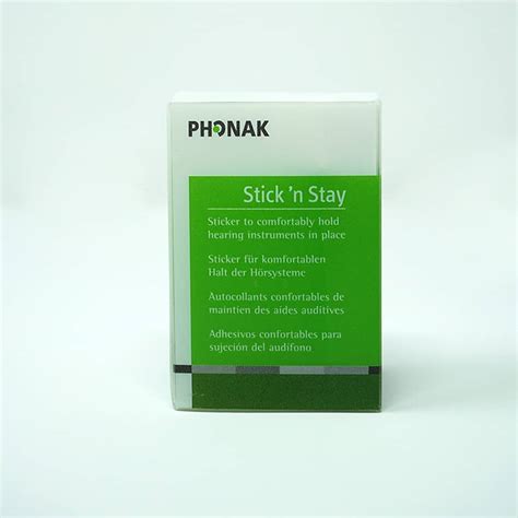 Phonak Stick ‘n Stay Sticker Pads For Hearing Aids Hearing Aid