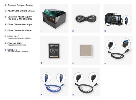 Osmond High Security Passport Reader Advanced Identity Verification