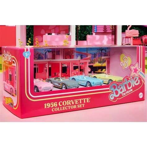 HOT WHEELS 風火輪 BARBIE 芭比 CORVETTE COLLECTOR SET 收藏家組 蝦皮購物